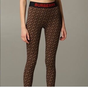 Burberry Monogram Leggings - Size Small